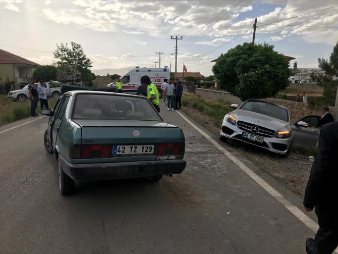 Konya'da trafik kazası : 6 yaralı