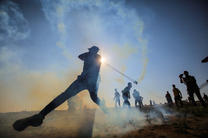 GÜNCELLEME - İsrail Gazze sınırında 46 Filistinliyi yaraladı
