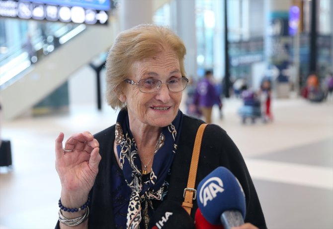 69 yıllık vatan özlemini gideren Raşel Kazes, Arjantin'e döndü