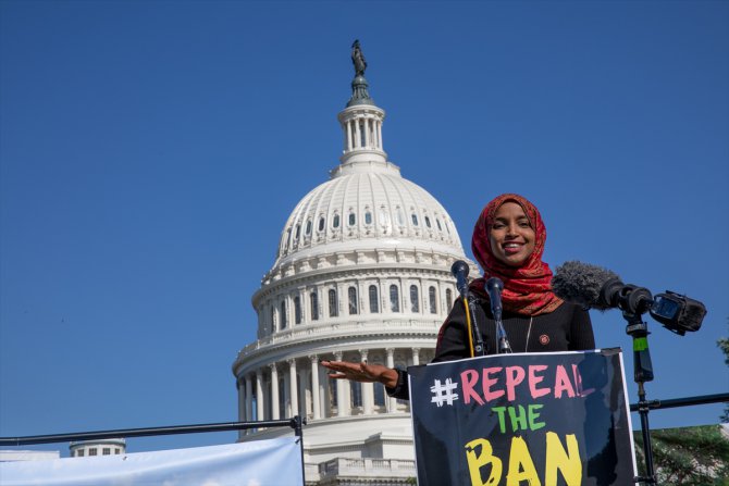 ABD'de "Müslümanlara vize yasağı" protesto edildi