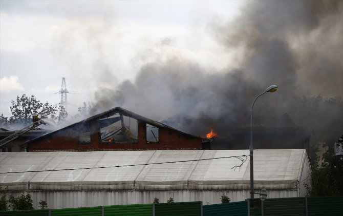 Moskova'da termik santralde yangın: 11 yaralı