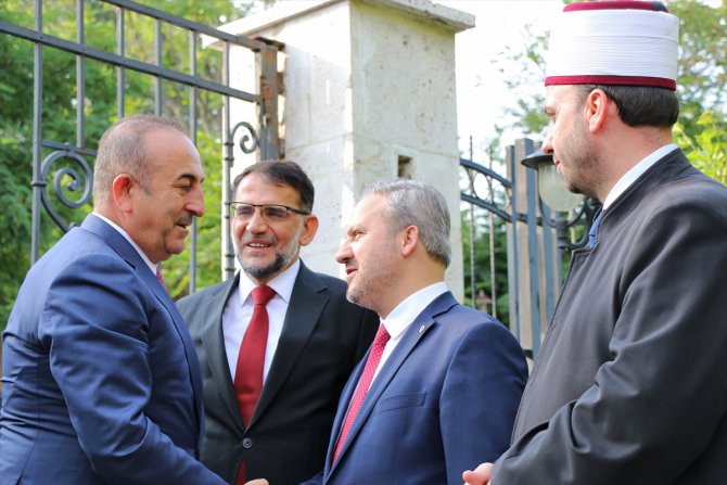 Dışişleri Bakanı Çavuşoğlu Kuzey Makedonya'da