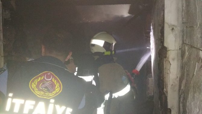 Balıkesir'de bir evde patlama ve yangın: 1 ölü
