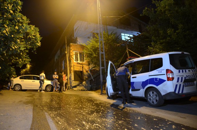 Beykoz'da bir eve molotofkokteyli ile saldırı