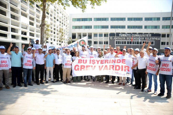 Antalya Büyükşehir Belediyesindeki grev kararı