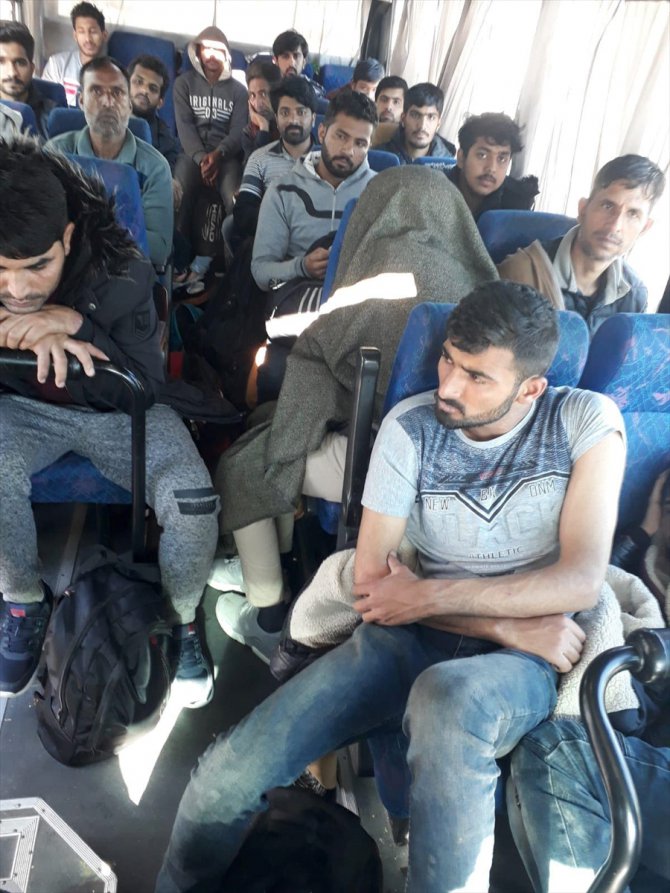 Tekirdağ'da 141 düzensiz göçmen yakalandı