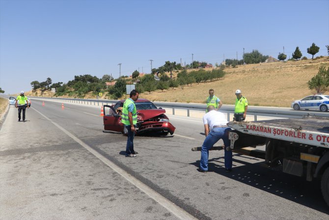 Karaman'da trafik kazası: 10 yaralı