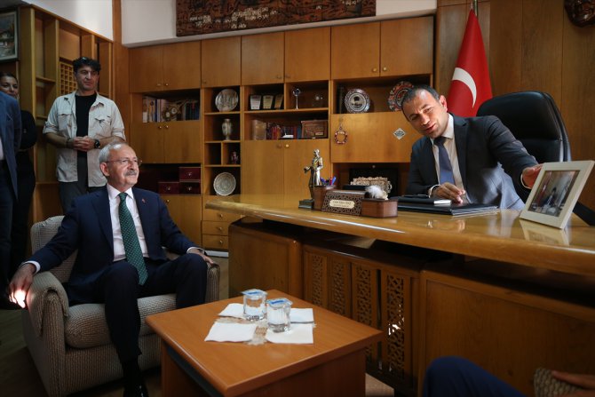 CHP Genel Başkanı Kılıçdaroğlu'ndan belediyelere ziyaret