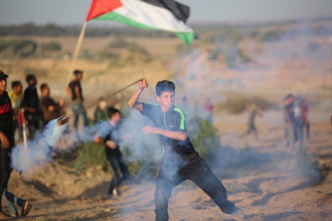 GÜNCELLEME - İsrail askerleri Gazze sınırında 63 Filistinliyi yaraladı