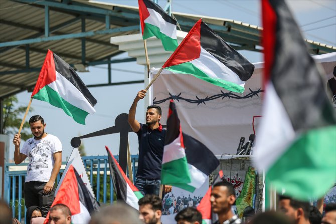 Gazzeli avukatlar İsrail ablukasını protesto etti