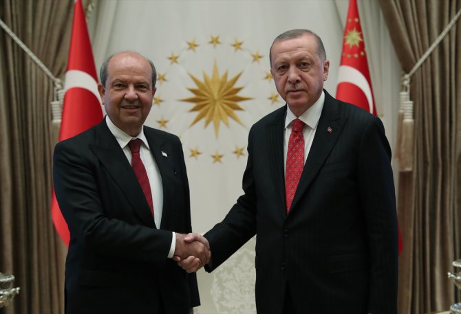 KKTC Başbakanı Ersin Tatar Ankara'da
