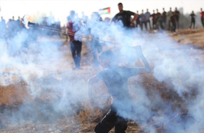 GÜNCELLEME - İsrail askerleri Gazze sınırında 122 Filistinliyi yaraladı