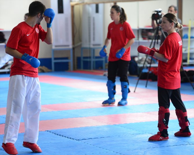 Milli karateci gözünü olimpiyatlara dikti