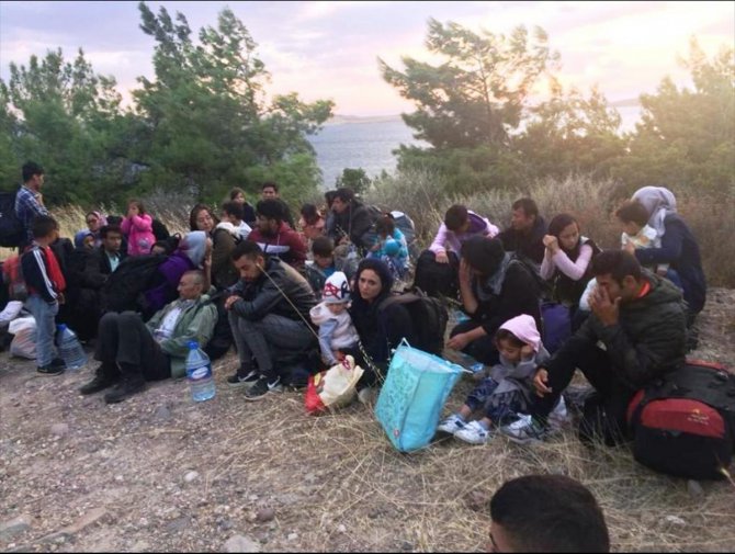 Balıkesir'de 48 düzensiz göçmen yakalandı