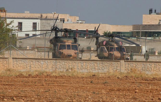 Fırat'ın doğusunda beşinci ortak helikopter uçuşu