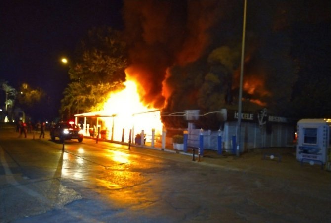Muğla'da iş yeri yangını