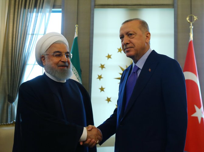 Erdoğan-Ruhani görüşmesi başladı