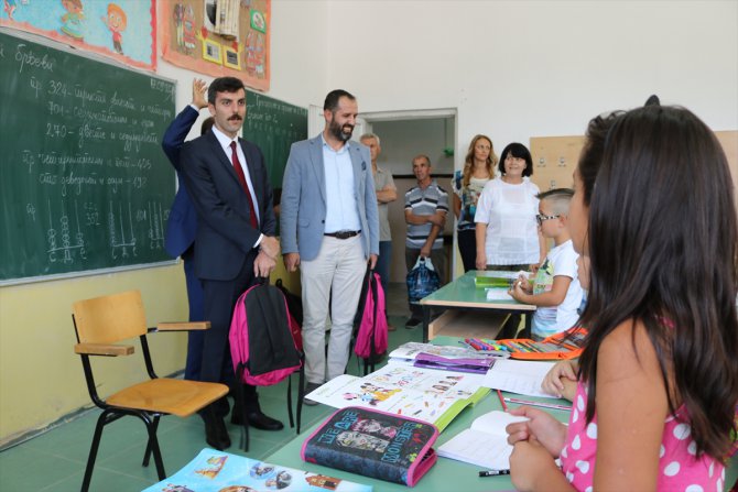Türkiye'den Kuzey Makedonya'da eğitime destek