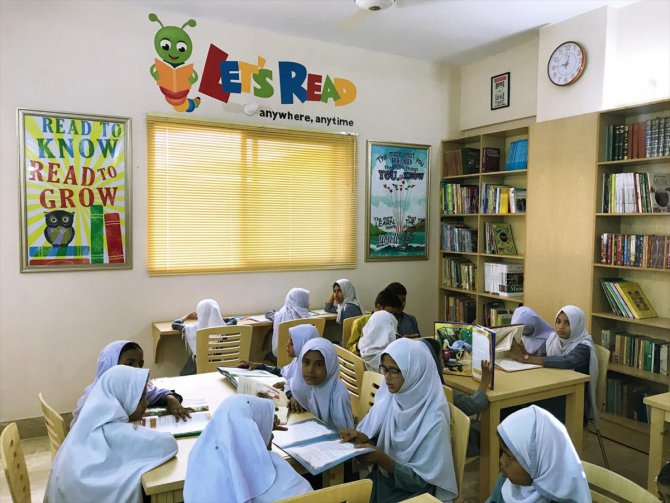 TİKA Pakistan'da 5 bin kitaplık çocuk kütüphanesi açtı
