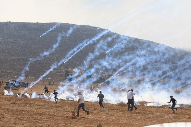 İsrail askerlerinden Batı Şeria'daki gösteriye müdahale: 6 yaralı