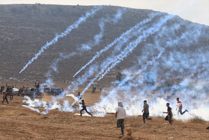 İsrail askerlerinden Batı Şeria'daki gösteriye müdahale: 6 yaralı
