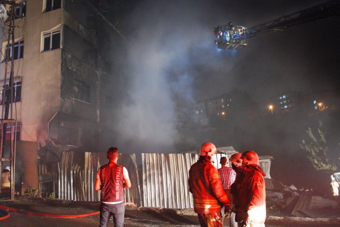 GÜNCELLEME - Kartal'da iş yeri yangını