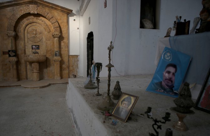YPG/PKK, Ermeni kilisesini de karargah olarak kullandı