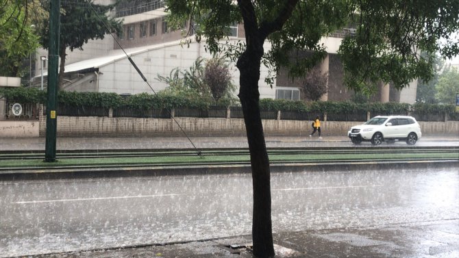Gaziantep'te şiddetli yağış