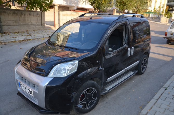Karaman'da trafik kazası: 1 yaralı