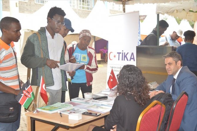 TİKA'nın Kenya'daki tanıtım standına büyük ilgi