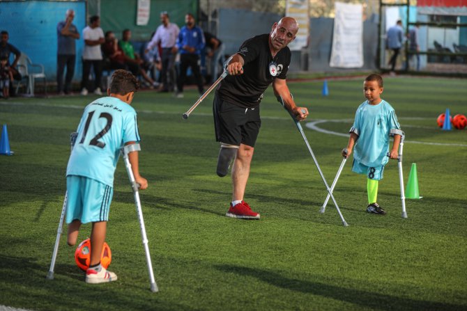 Gazze'de çocuk ampute futbol takımı kuruldu