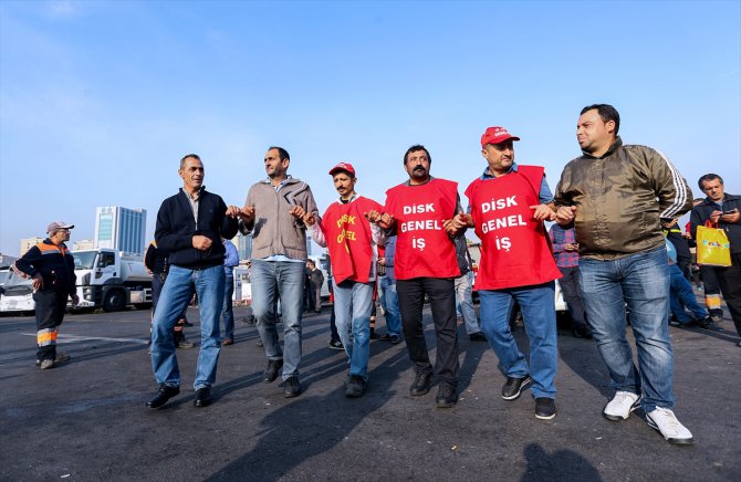 Ataşehir Belediyesi'nde iş bırakma eylemi