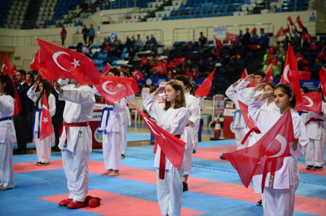 Sakarya'da Mehmetçiğe ithafen karate turnuvası düzenlendi