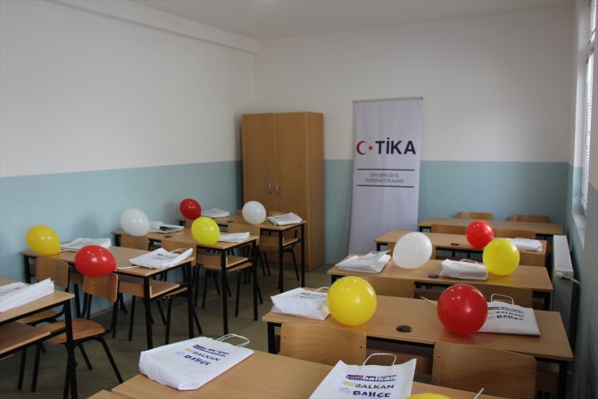 TİKA Kuzey Makedonya'da okul inşa etti