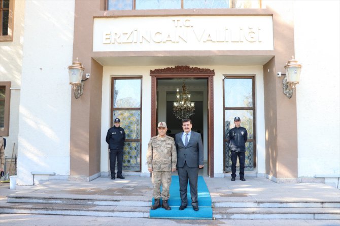 Jandarma Genel Komutanı Orgeneral Arif Çetin Erzincan'da