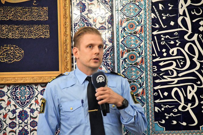 İsveç'te polis günü 11. kez Türk camisinde kutlandı