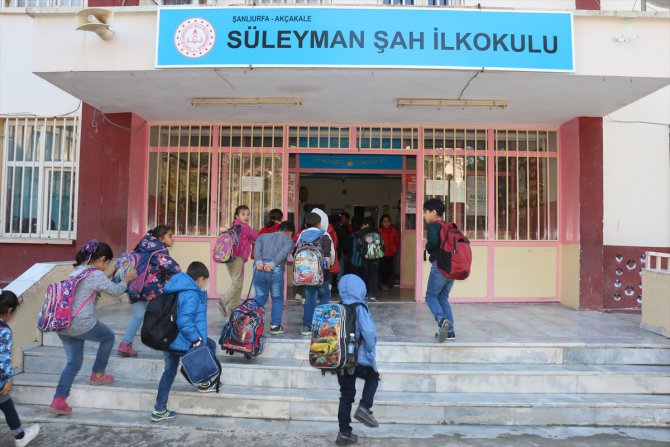 Şanlıurfa'nın sınır ilçelerindeki okullarda telafi eğitimi