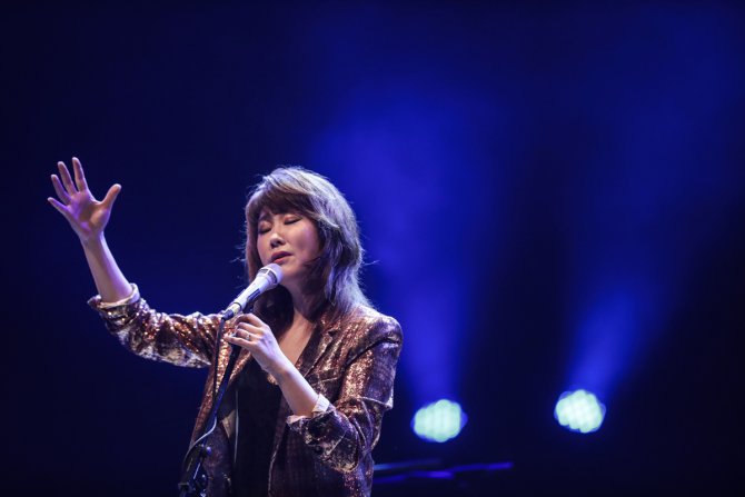Güney Koreli şarkıcı Youn Sun Nah, CRR'de konser verdi