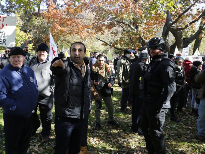 ABD'de Ermeni dernekleri ve PKK yandaşlarından Türkiye karşıtı eylem