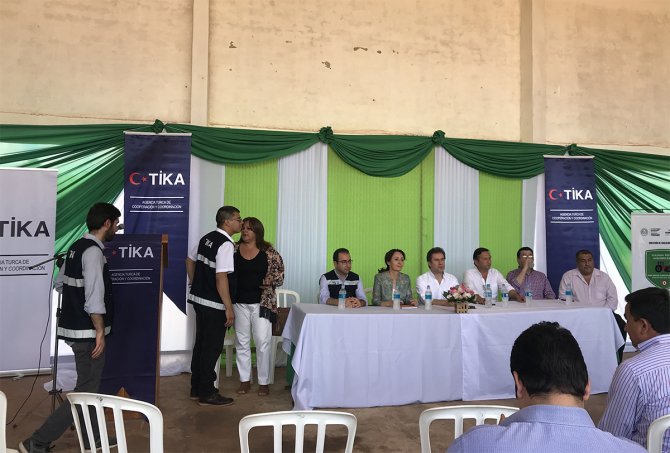 TİKA'dan Paraguay'da tarım teknik meslek lisesine destek