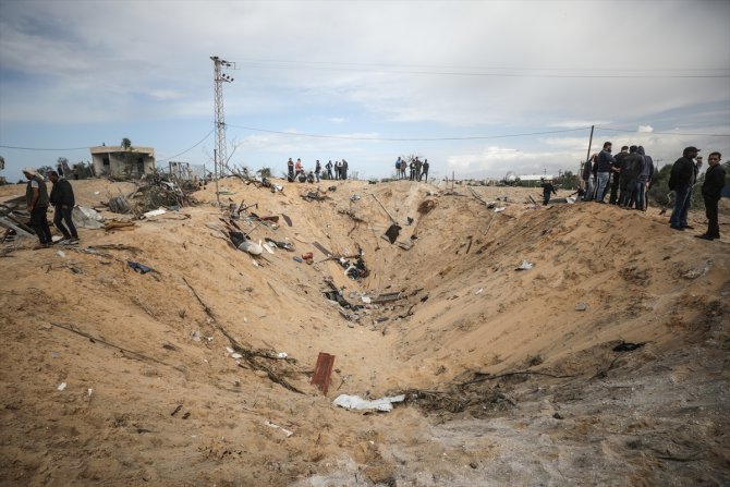 Filistinli hukukçular Gazze'de İsrail'in saldırılarını protesto etti