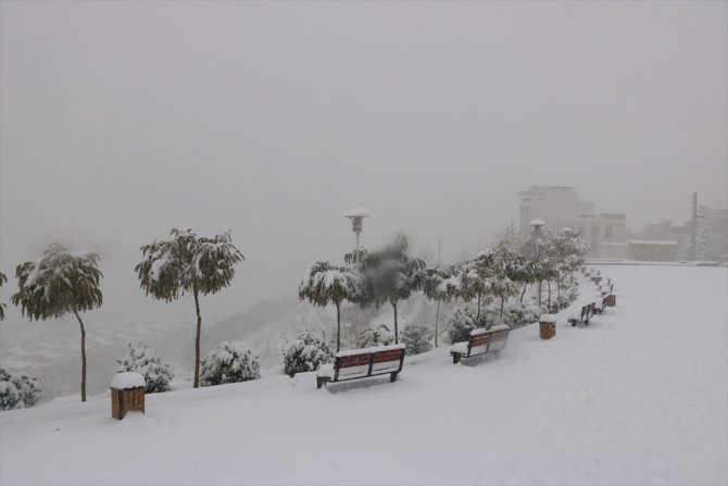Tahran'da mevsimin ilk kar yağışı yaşamı olumsuz etkiledi