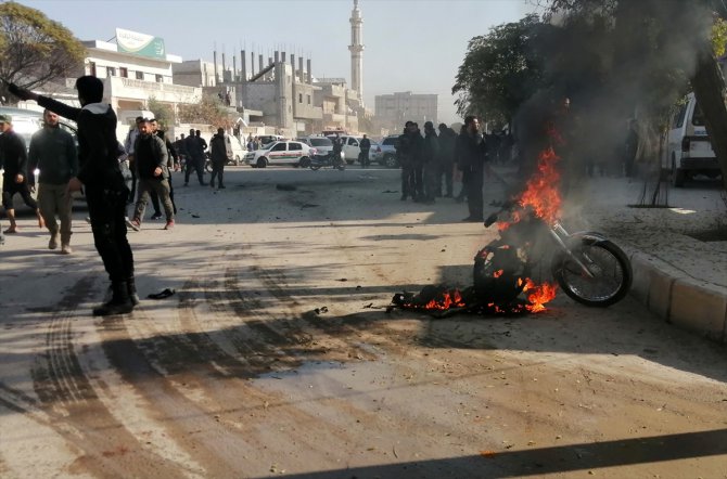 Cerablus'ta bombalı terör saldırısı: 1 ölü, 4 yaralı