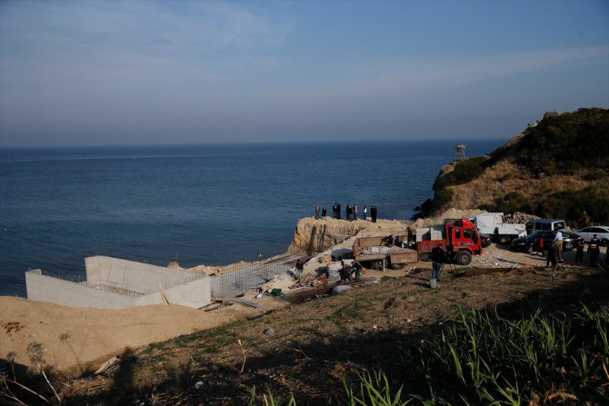 Karaburun'da sit alanındaki inşaatın yıkım çalışması tamamlandı