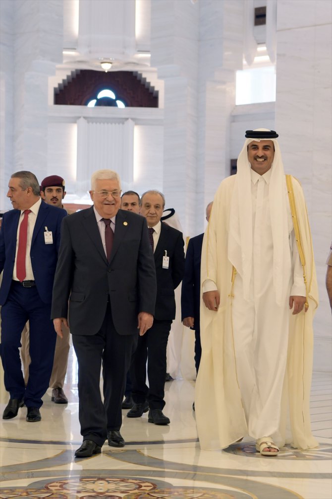 Abbas, Katar Emiri ile Filistin'deki gelişmeleri görüştü