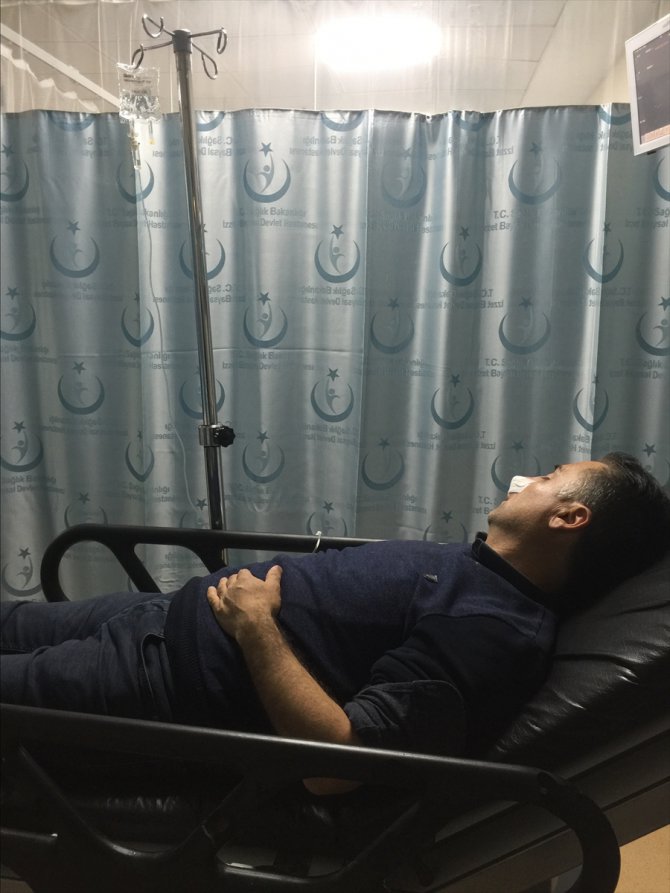 Bolu'da beyzbol sopasıyla darbedildiği öne sürülen taksici hastaneye kaldırıldı
