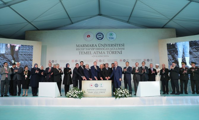 Marmara Üniversitesi Recep Tayyip Erdoğan Külliyesi Temel Atma Töreni