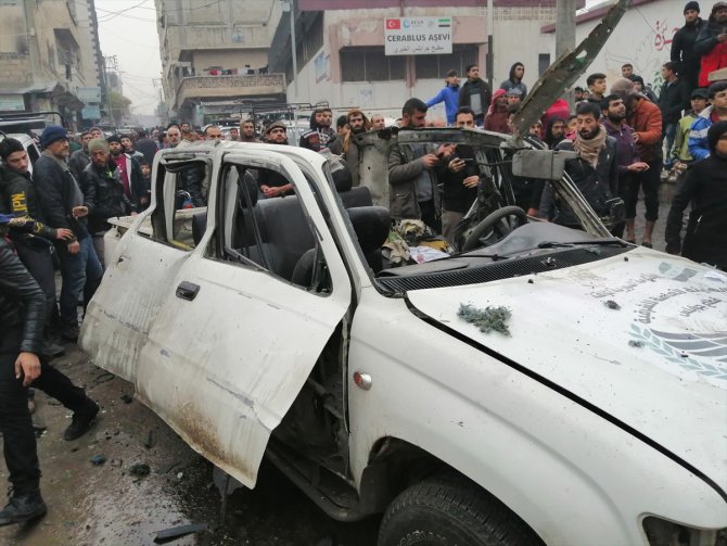 Cerablus'ta bomba yüklü araçla terör saldırısı
