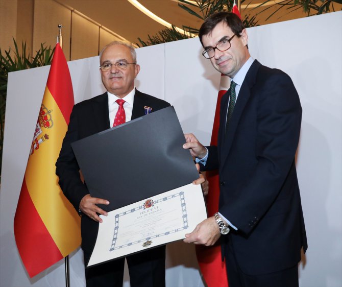 İspanya Krallığı Devlet Liyakat Nişanı Payesi ve Madalyası Töreni