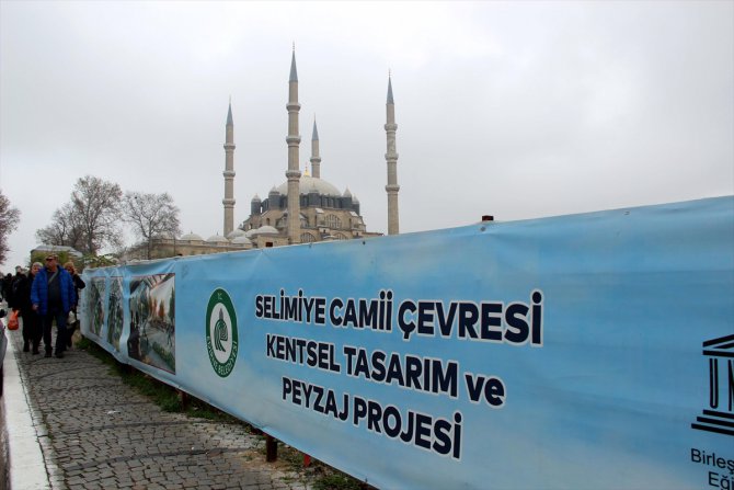 Selimiye Camii Çevre Projesi'nin onaylanması esnafı sevindirdi